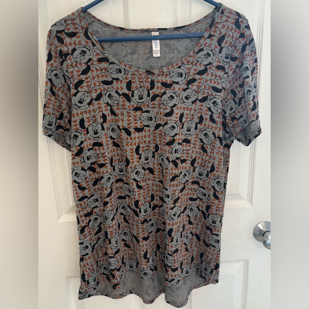 LuLaRoe Women’s Minnie Mouse Top, XL NWOT